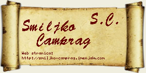 Smiljko Čamprag vizit kartica